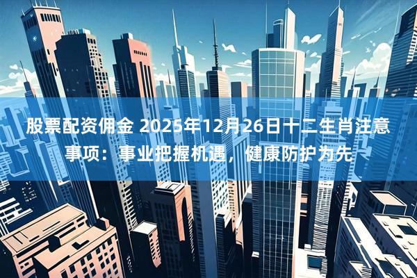 股票配资佣金 2025年12月26日十二生肖注意事项：事业把握机遇，健康防护为先